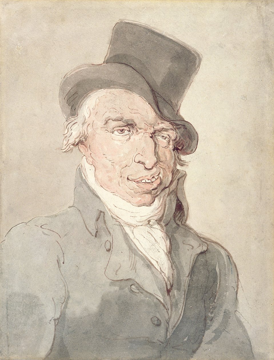 A Sporting Cove, ca. 1815-1820 (akvarel og pen over grafit på papir) af Thomas Rowlandson