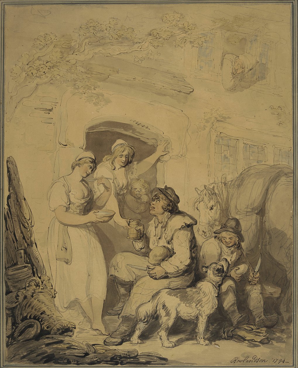 Et stop på kroen af Thomas Rowlandson