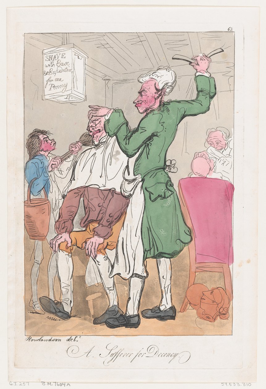 En lider for anstændighed, 20. juni 1789., 20. juni 1789. af Thomas Rowlandson