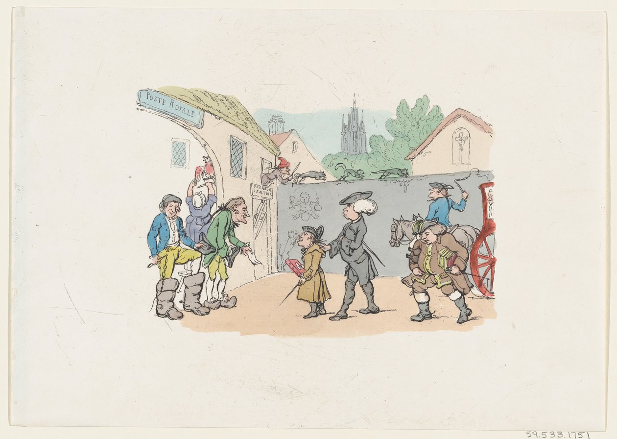 En tur til fremmede dele, 1807., 1807. af Thomas Rowlandson