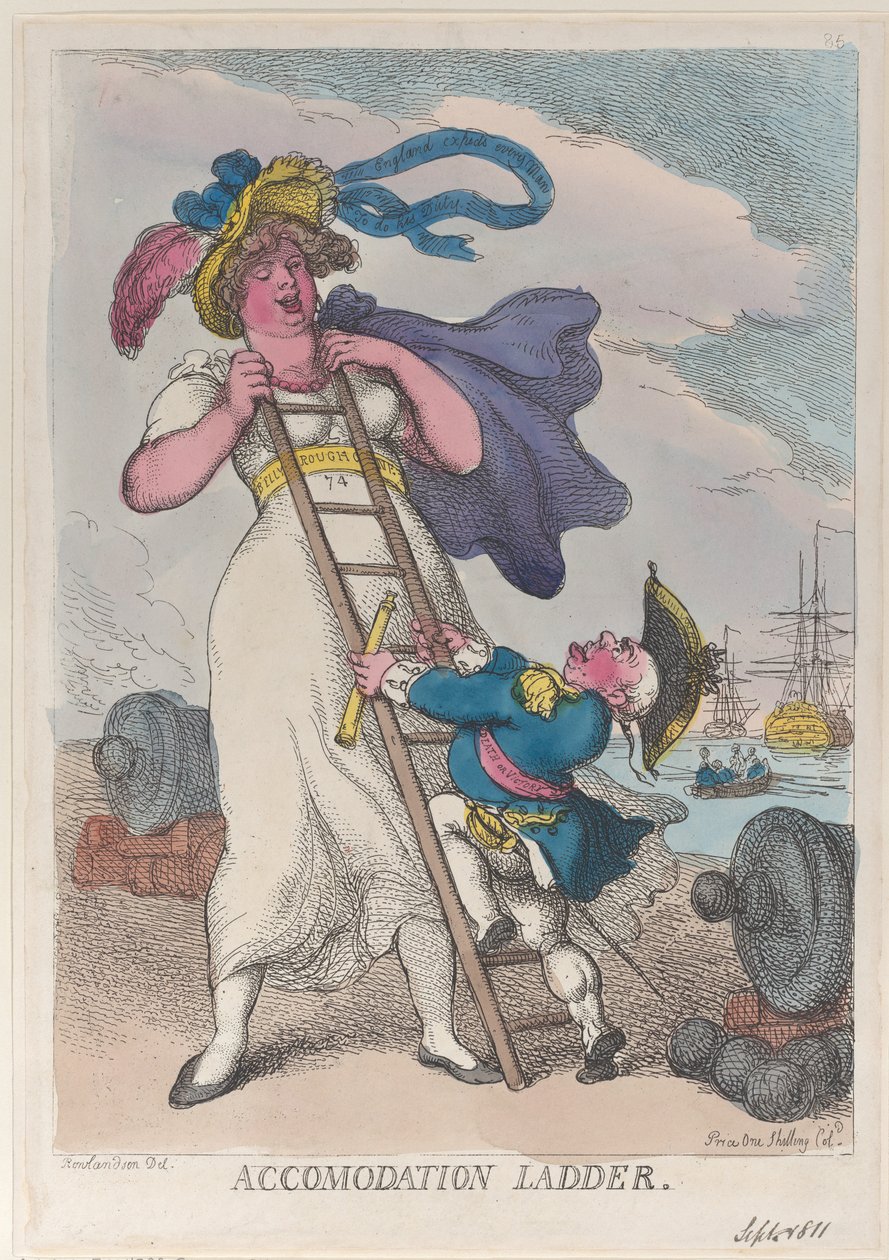 Indkvarteringsstige, 1. september 1811., 1. september 1811. af Thomas Rowlandson