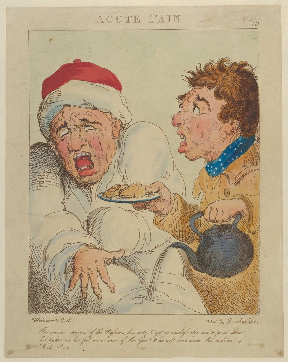 Akut smerte, 1800., 1800. af Thomas Rowlandson