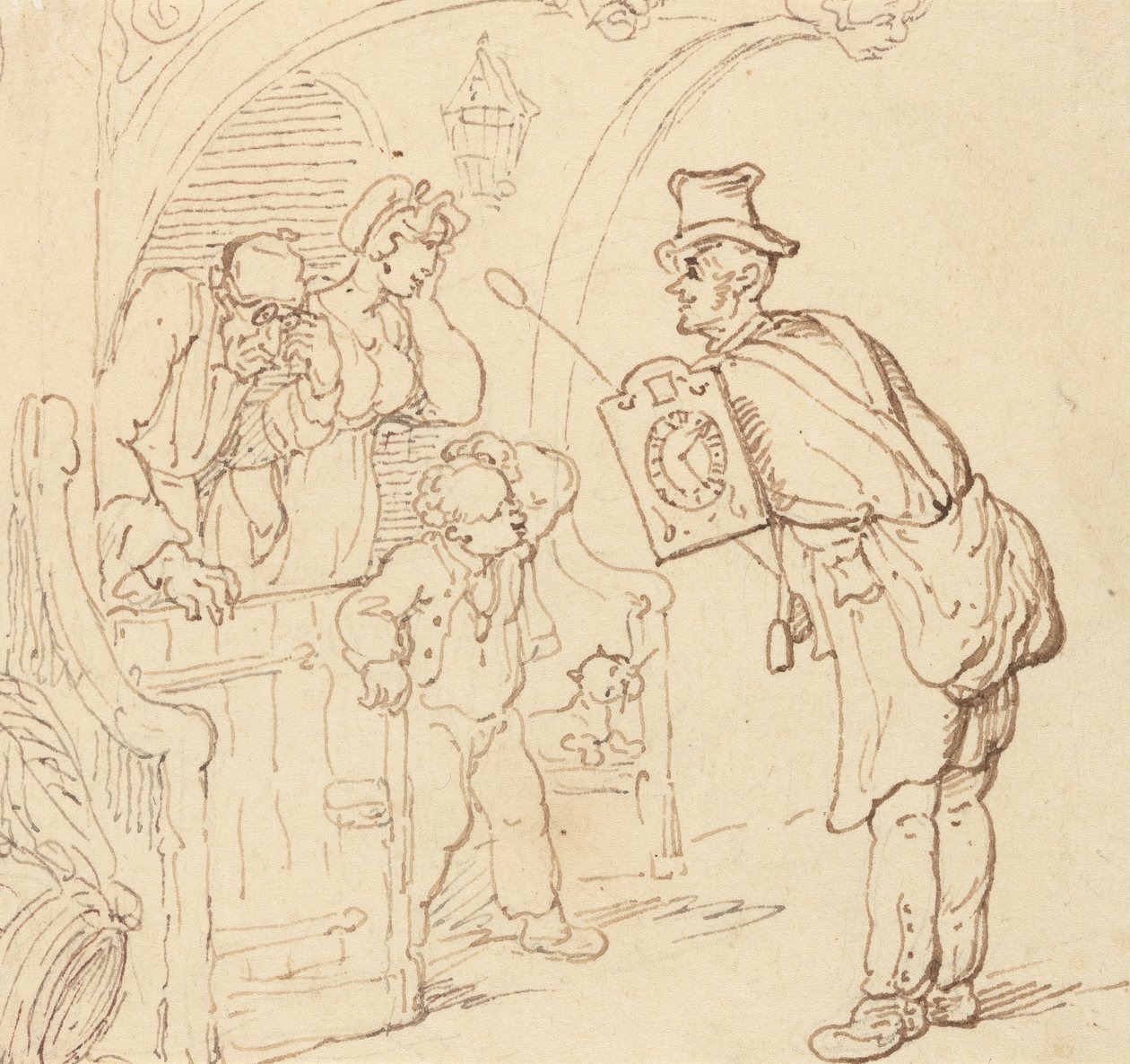 Album tegning af Thomas Rowlandson