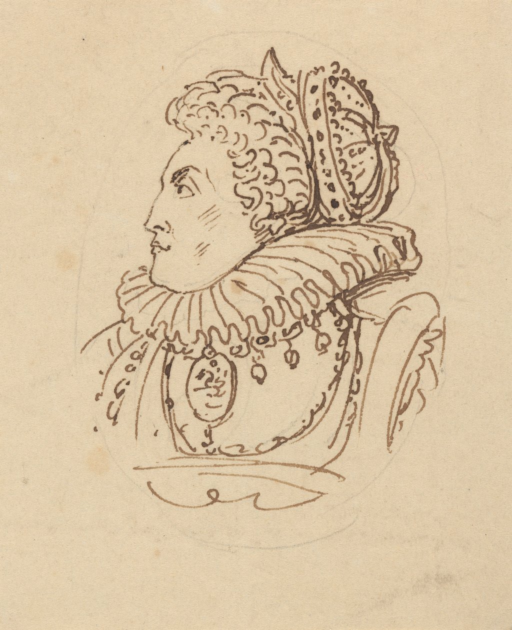 Album tegning af Thomas Rowlandson