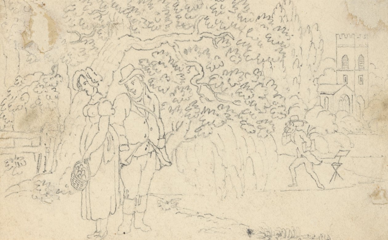 Album tegning af Thomas Rowlandson