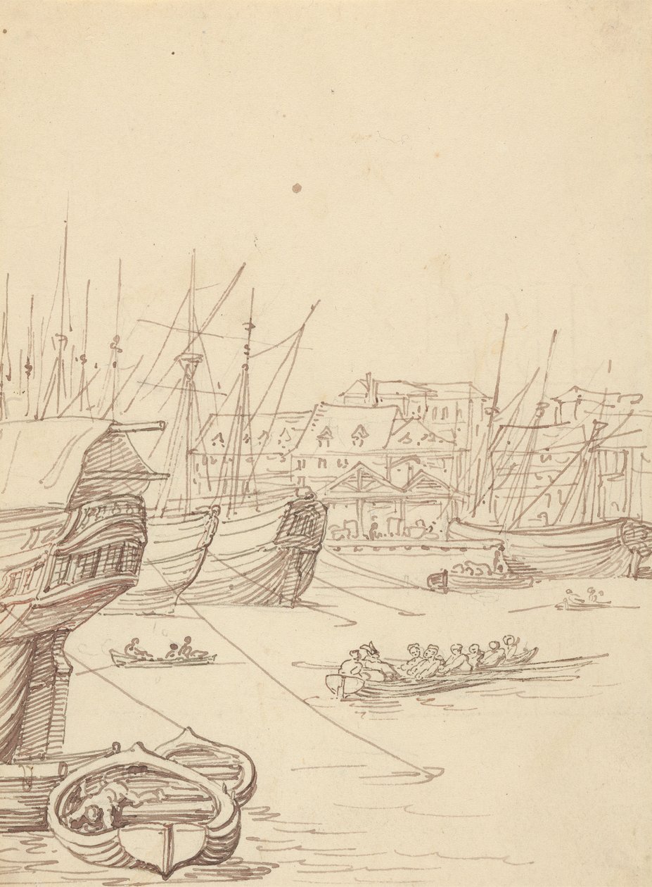 Tegning til albummet af Thomas Rowlandson