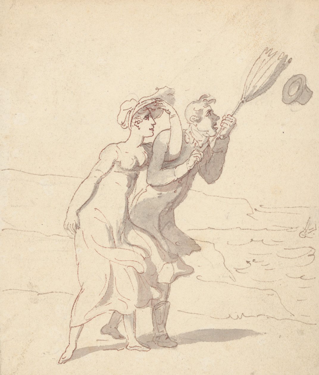 Tegning til albummet af Thomas Rowlandson