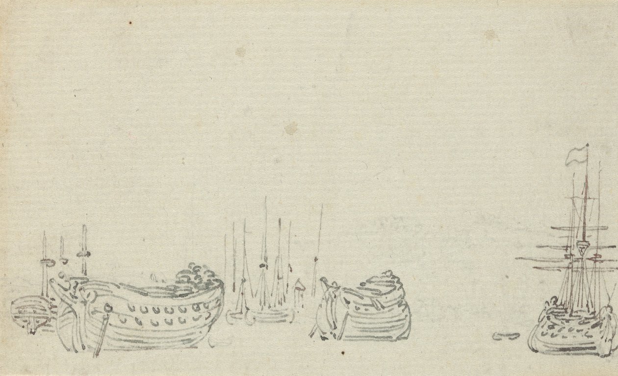 Tegning til albummet af Thomas Rowlandson