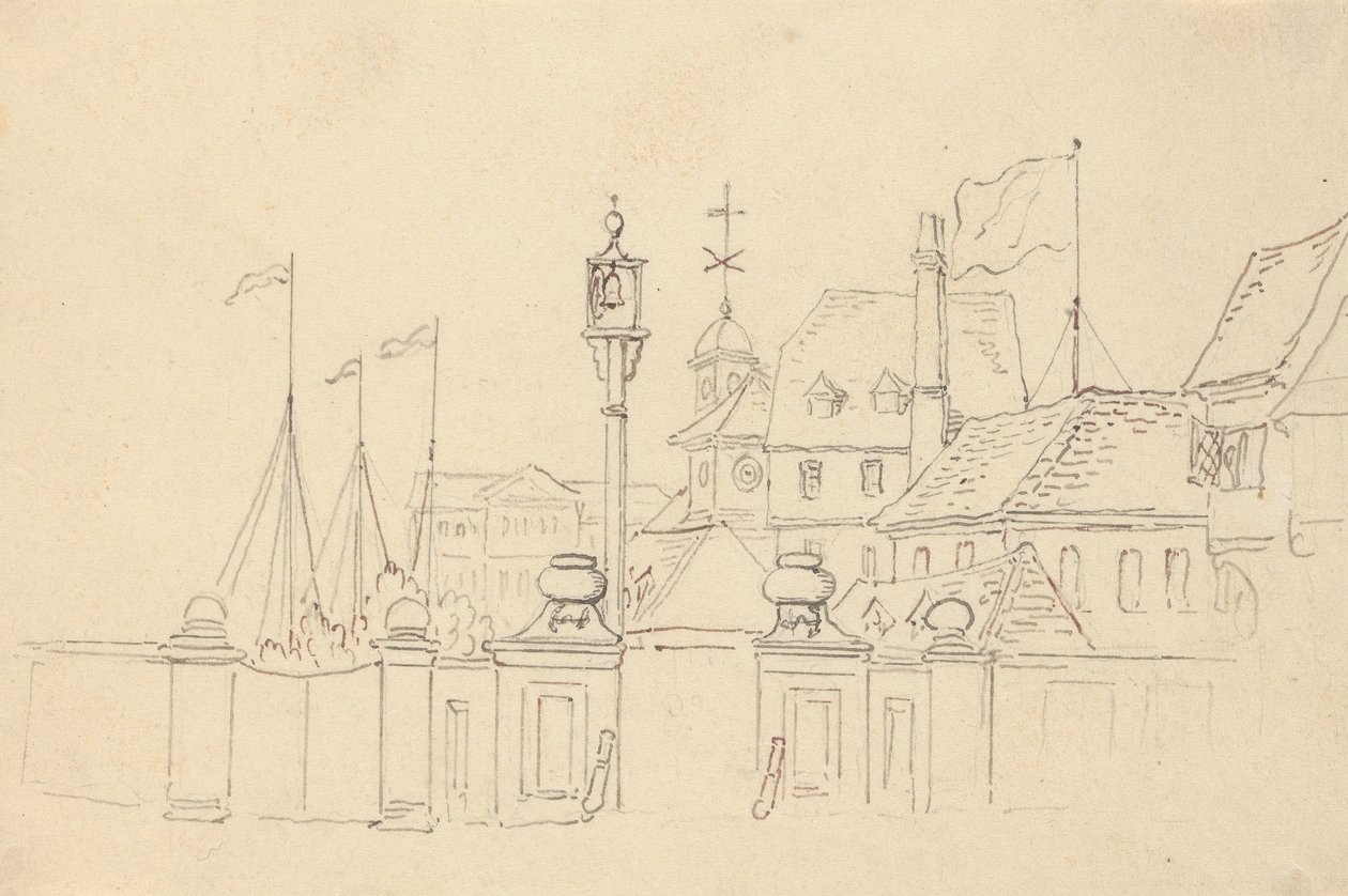 Tegning til albummet af Thomas Rowlandson
