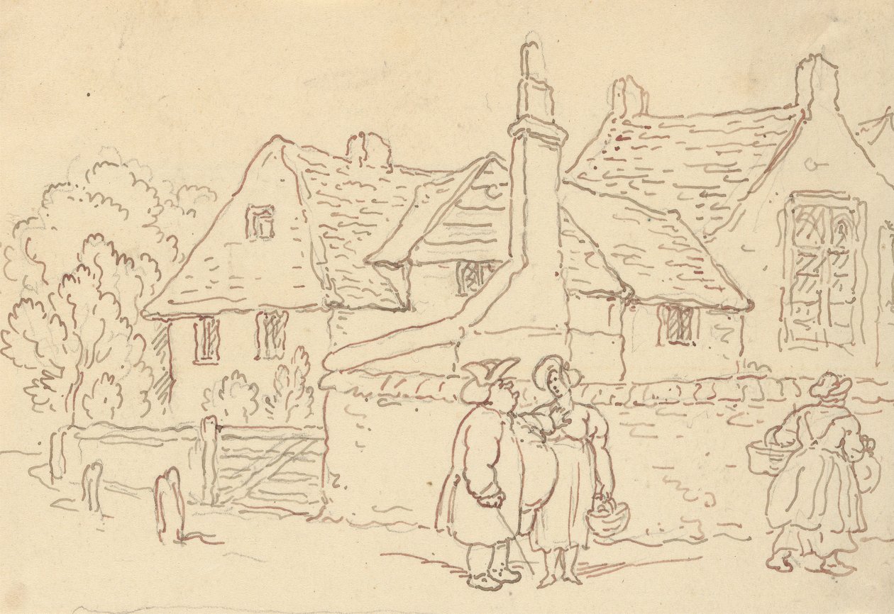 Tegning til albummet af Thomas Rowlandson