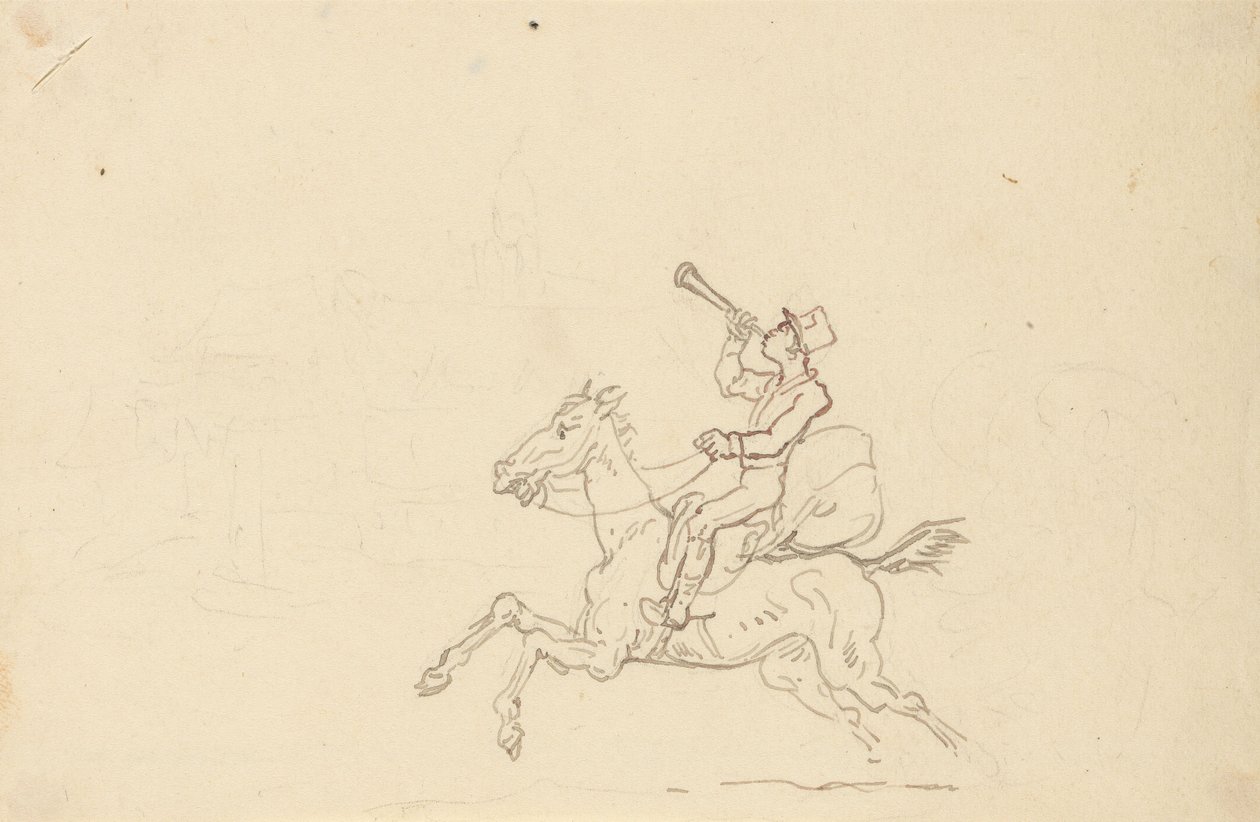 Tegning til albummet af Thomas Rowlandson