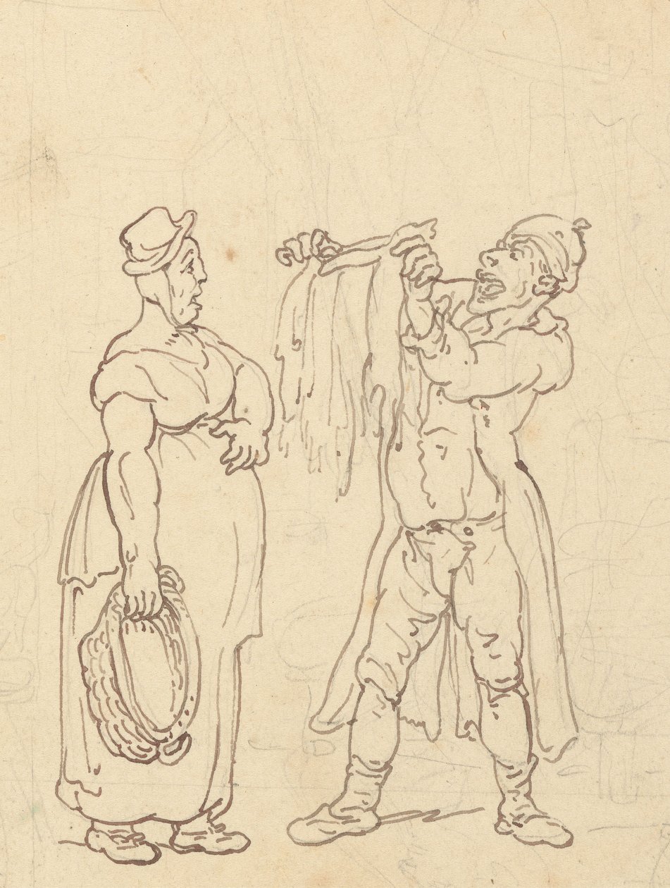 Tegning til albummet af Thomas Rowlandson