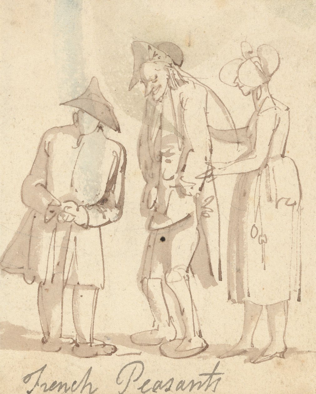 Tegning til albummet af Thomas Rowlandson