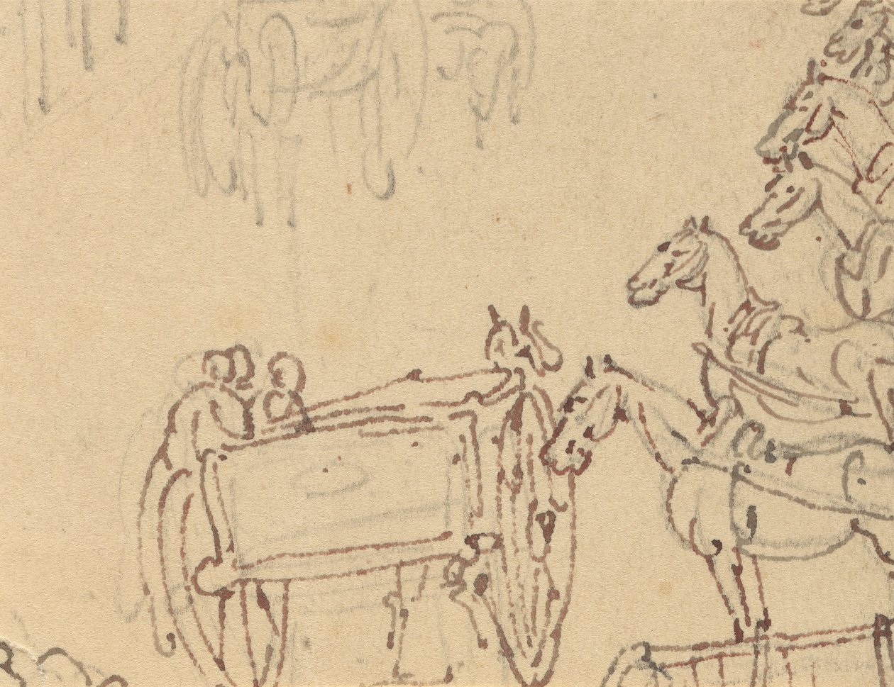 Tegning til albummet af Thomas Rowlandson