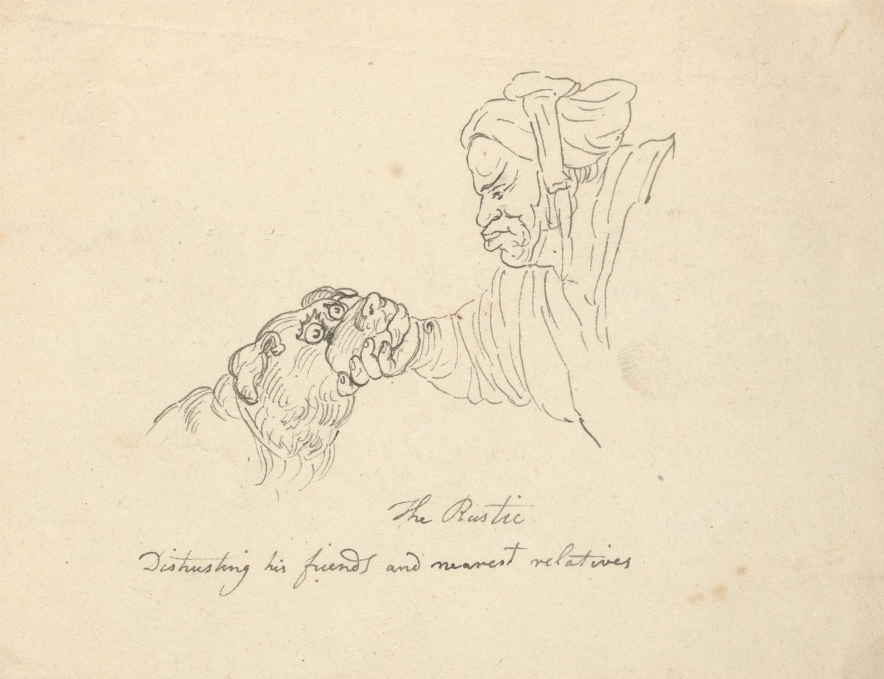 Tegning til albummet af Thomas Rowlandson