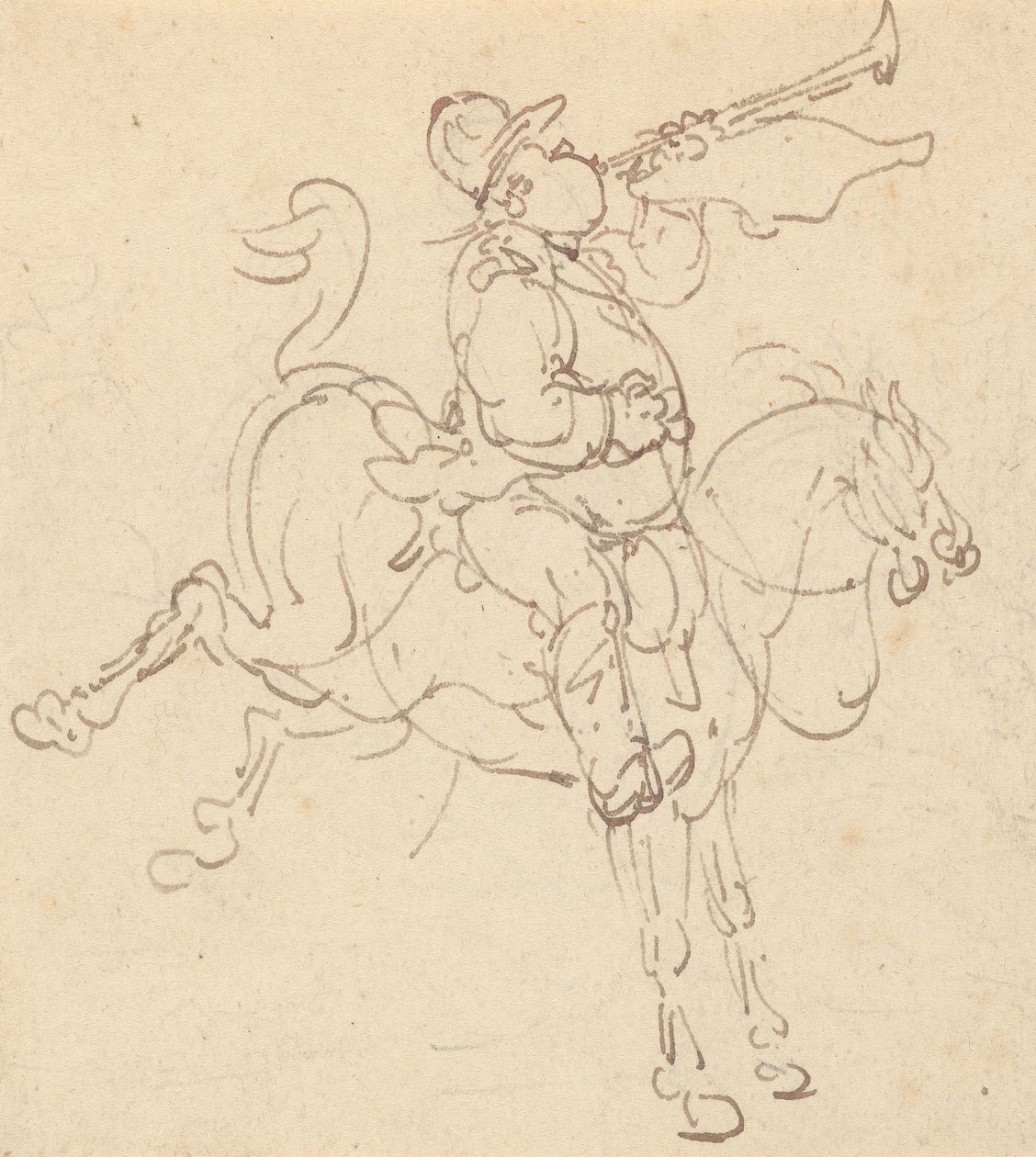 Tegning til albummet af Thomas Rowlandson