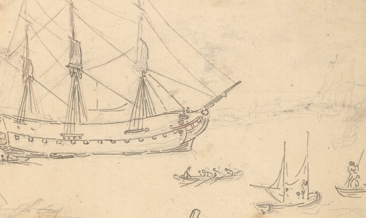 Tegning til albummet af Thomas Rowlandson