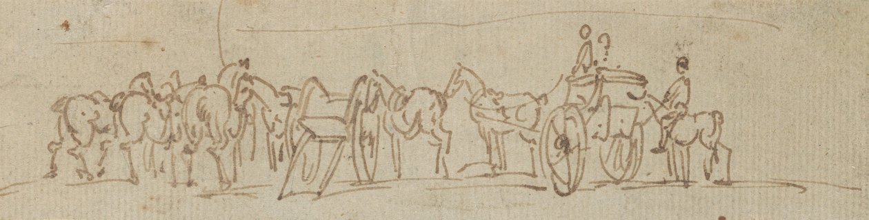 Tegning til albummet af Thomas Rowlandson