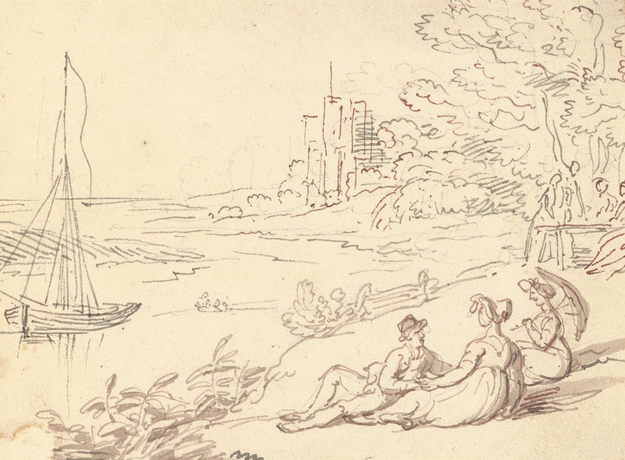 Tegning til albummet af Thomas Rowlandson