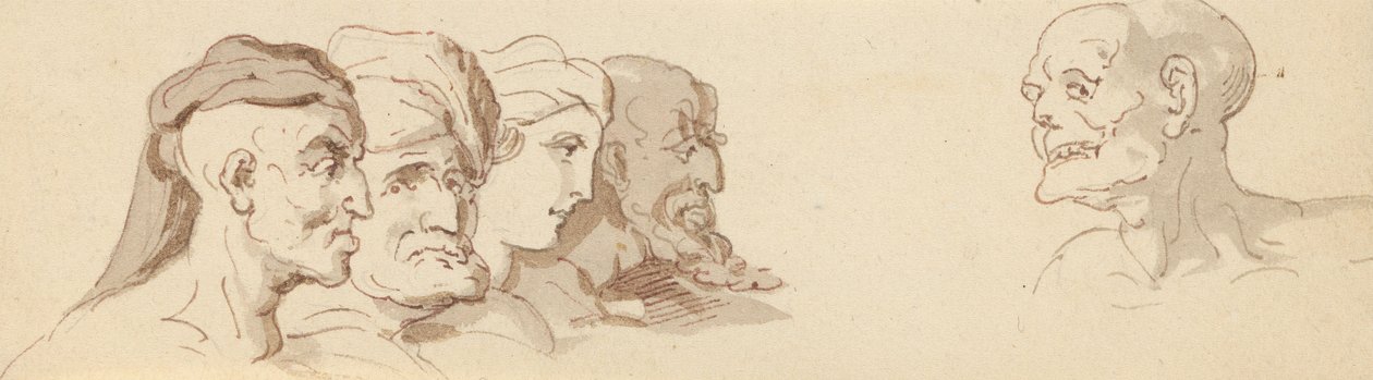 Tegning til albummet af Thomas Rowlandson