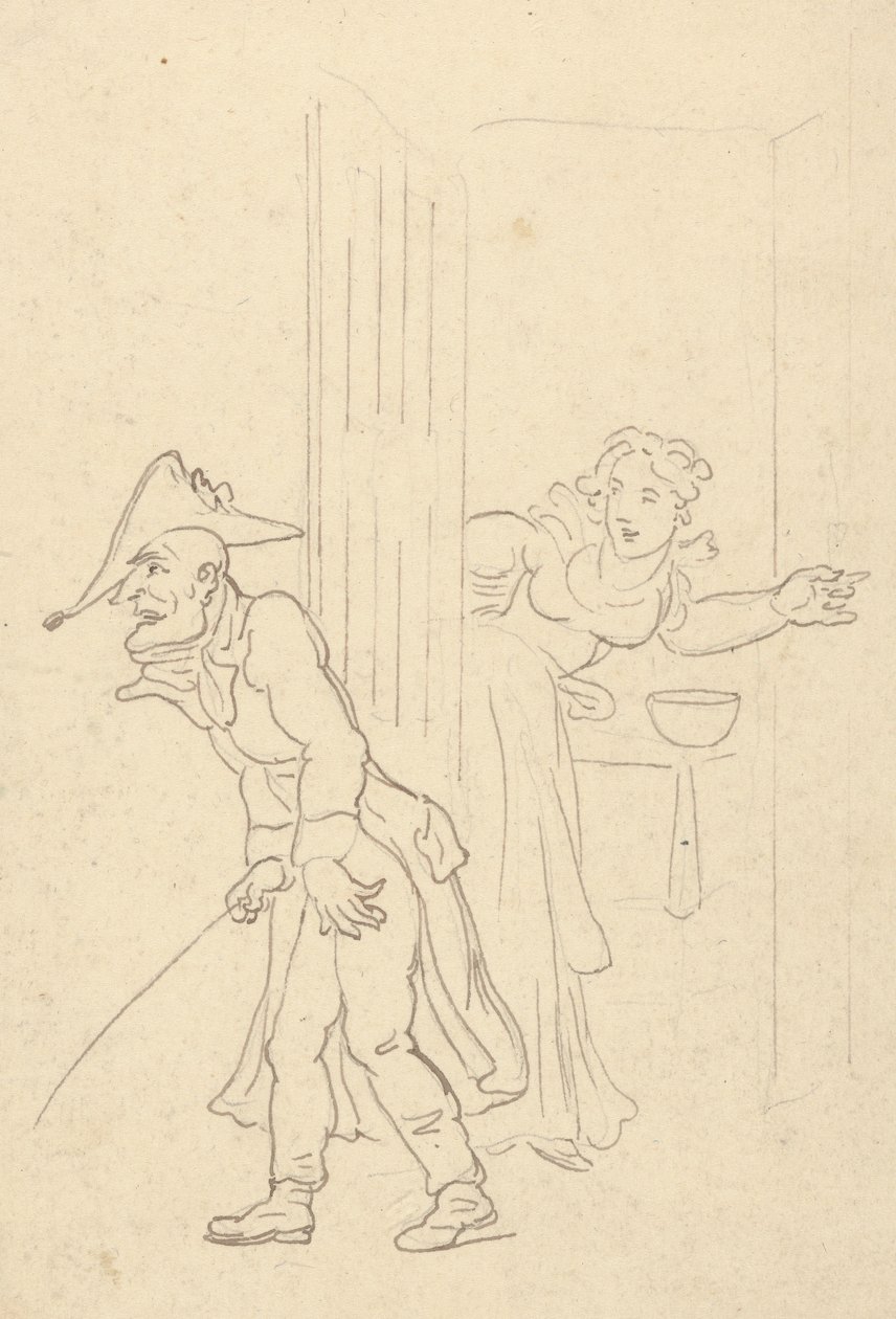 Tegning til albummet af Thomas Rowlandson