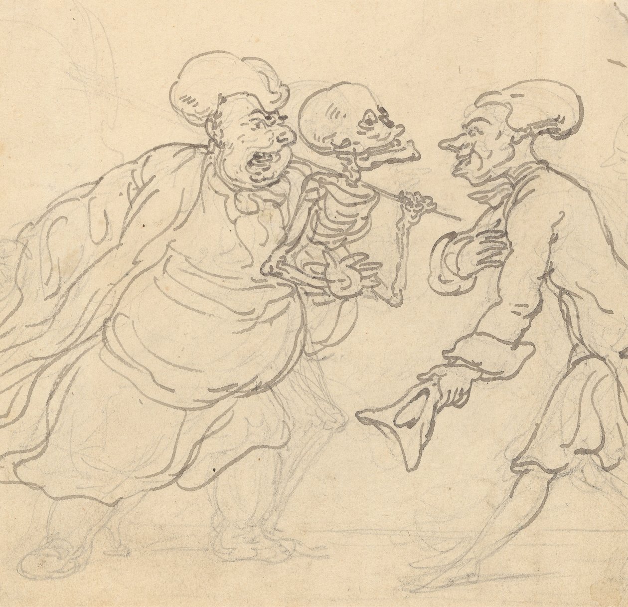 Tegning til albummet af Thomas Rowlandson