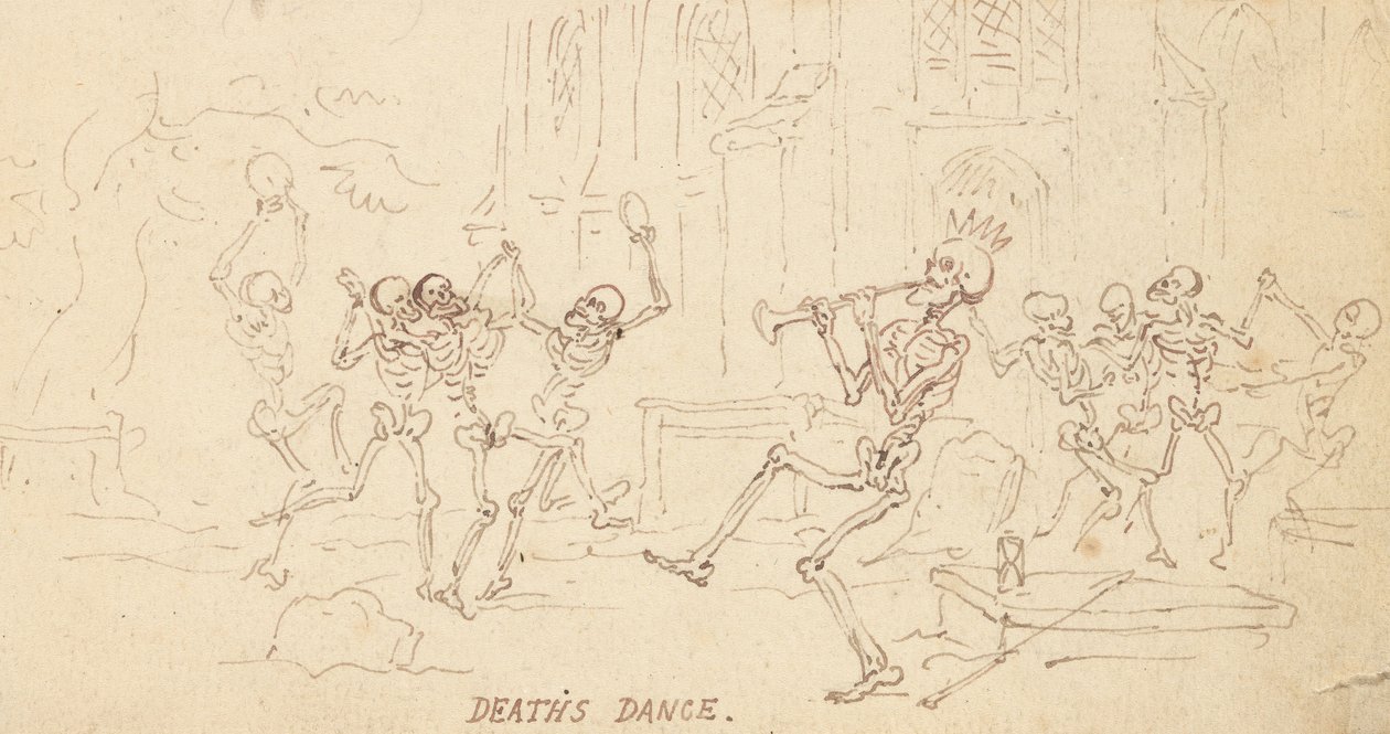 Tegning til albummet af Thomas Rowlandson