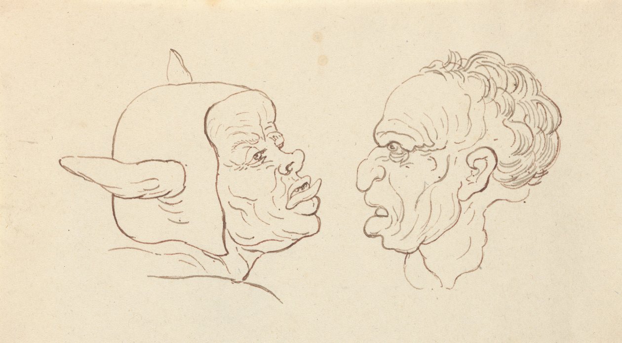 Tegning til albummet af Thomas Rowlandson