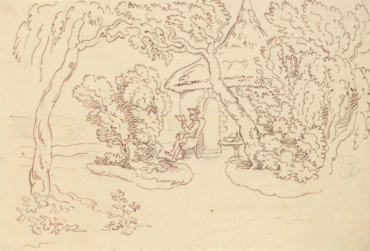 Tegning til albummet af Thomas Rowlandson