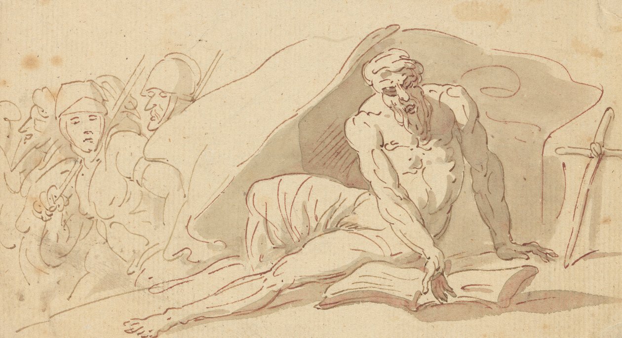 Tegning til albummet af Thomas Rowlandson