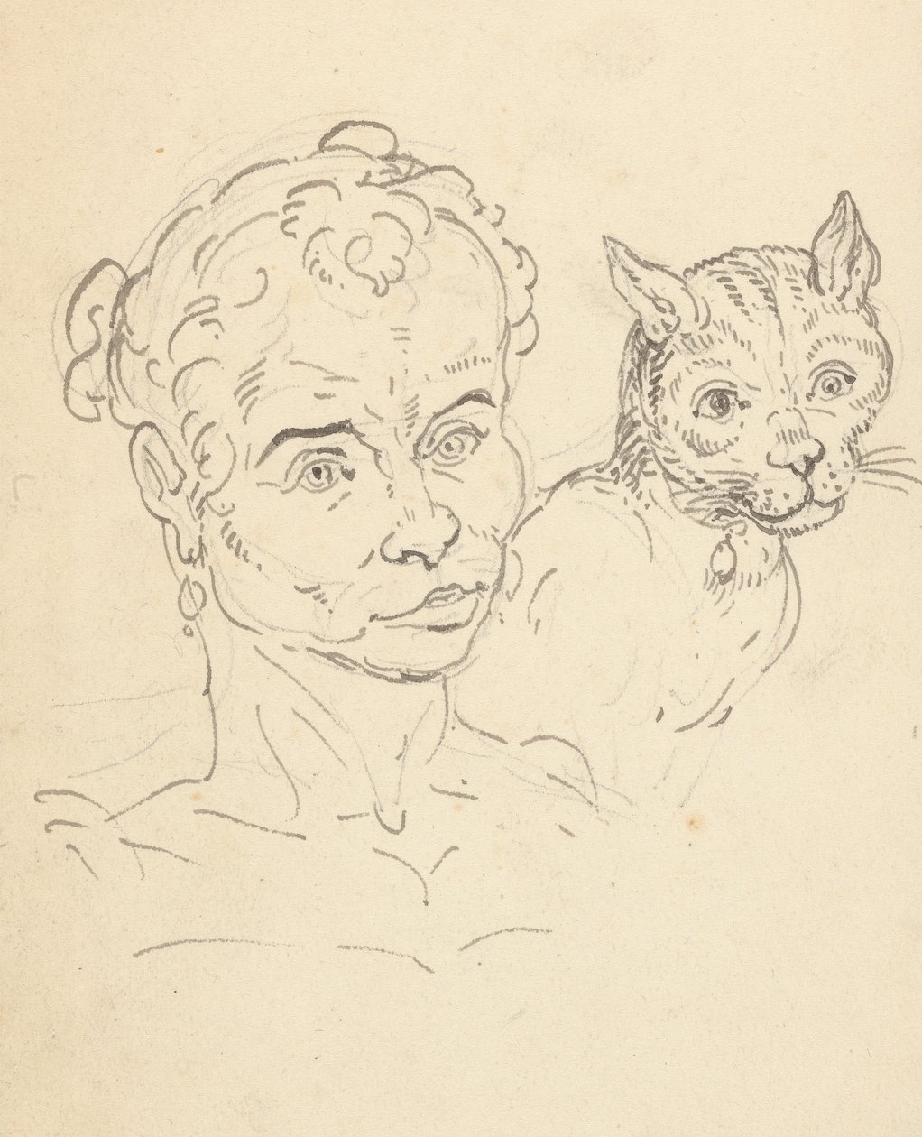 Tegning til albummet af Thomas Rowlandson
