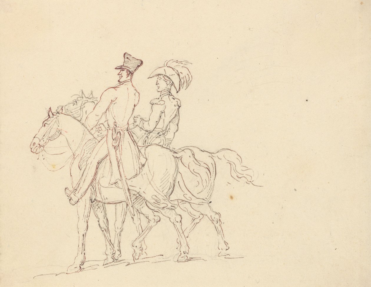 Tegning til albummet af Thomas Rowlandson