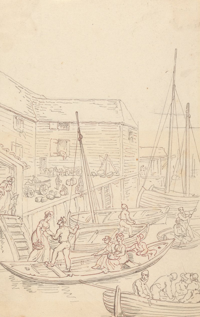 Tegning til albummet af Thomas Rowlandson