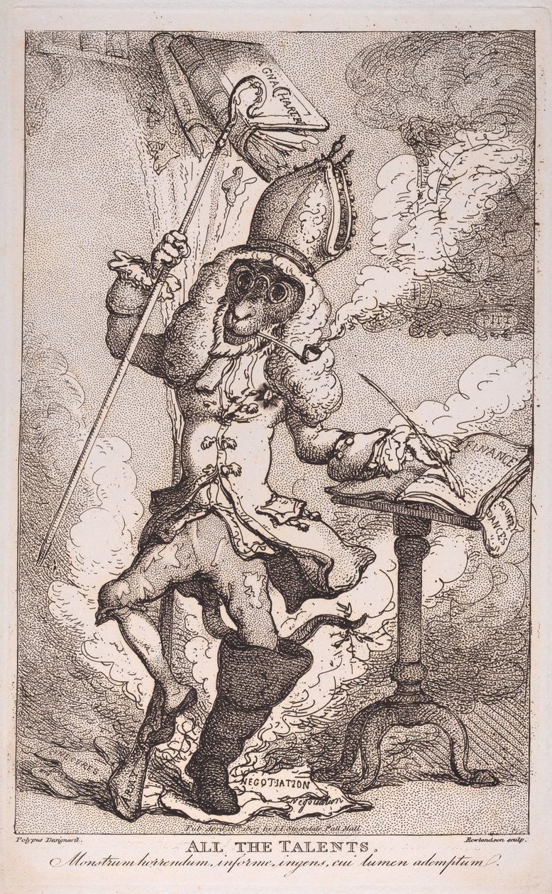 Alle Talenterne, 18. April 1807., 18. April 1807. af Thomas Rowlandson