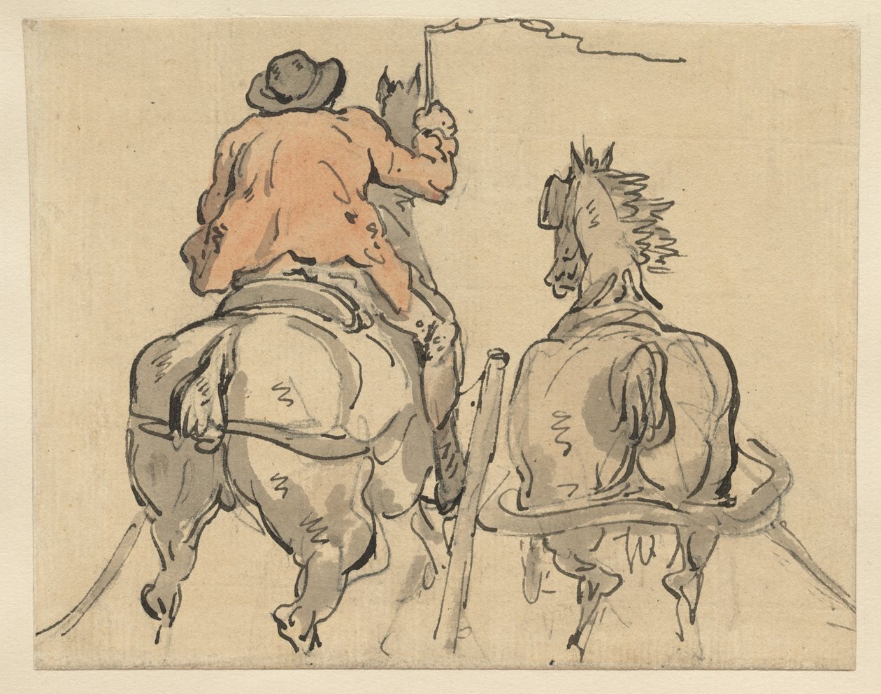 En engelsk postillon af Thomas Rowlandson