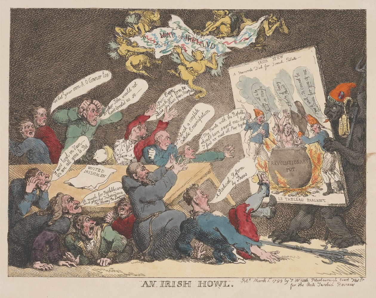 Et irsk hyl af Thomas Rowlandson