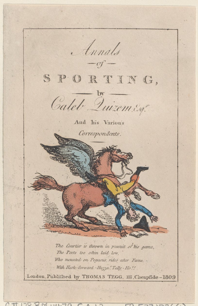 Annals of Sporting, 1809., 1809. af Thomas Rowlandson