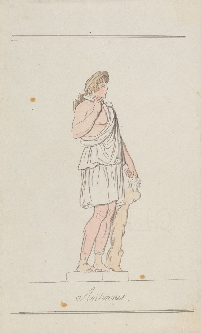 Antinous som Aristaeus af Thomas Rowlandson