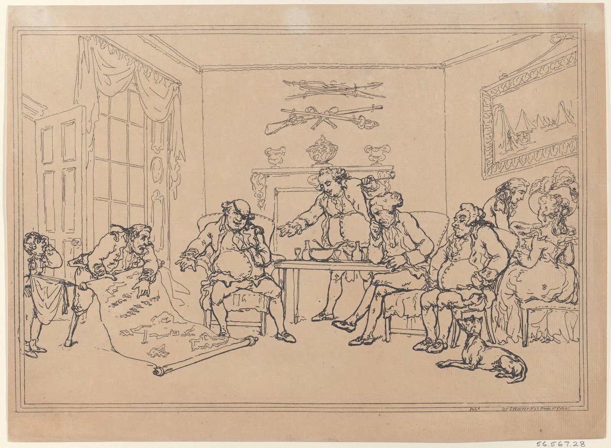 Hær, 5. november 1787., 5. november 1787. af Thomas Rowlandson
