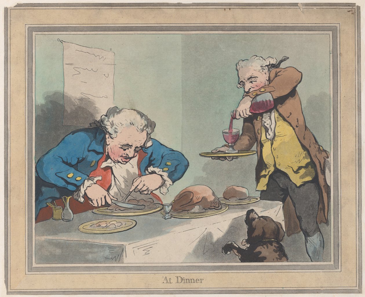 Ved middagen den 5. november 1792., den 5. november 1792. af Thomas Rowlandson