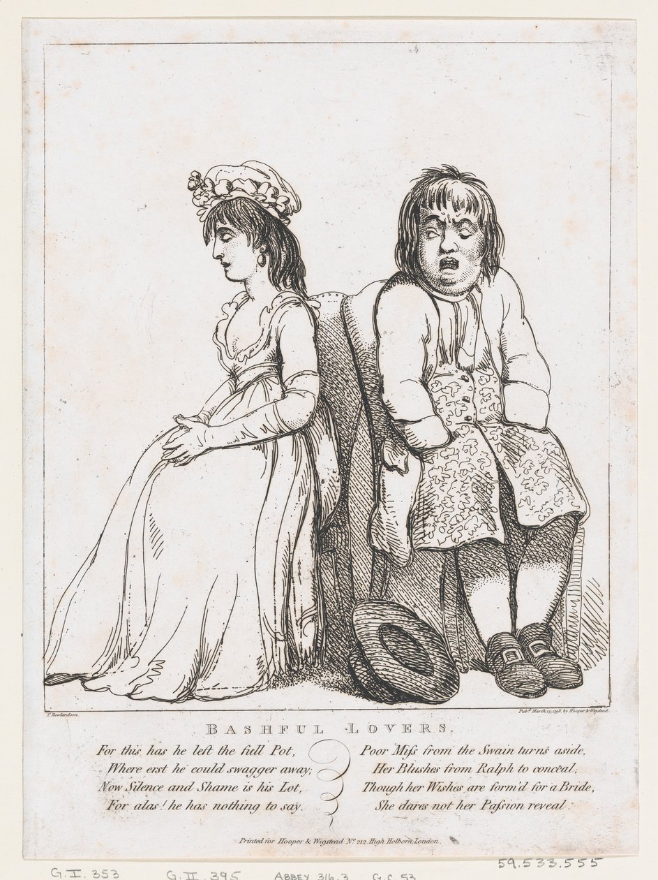 Bashful Lovers, 15. marts 1798., 15. marts 1798. af Thomas Rowlandson