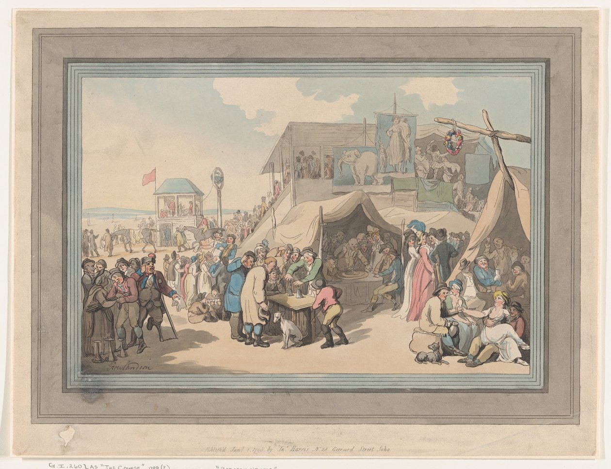 Between Heats [Kursen], 1. januar 1798., 1. januar 1798. af Thomas Rowlandson