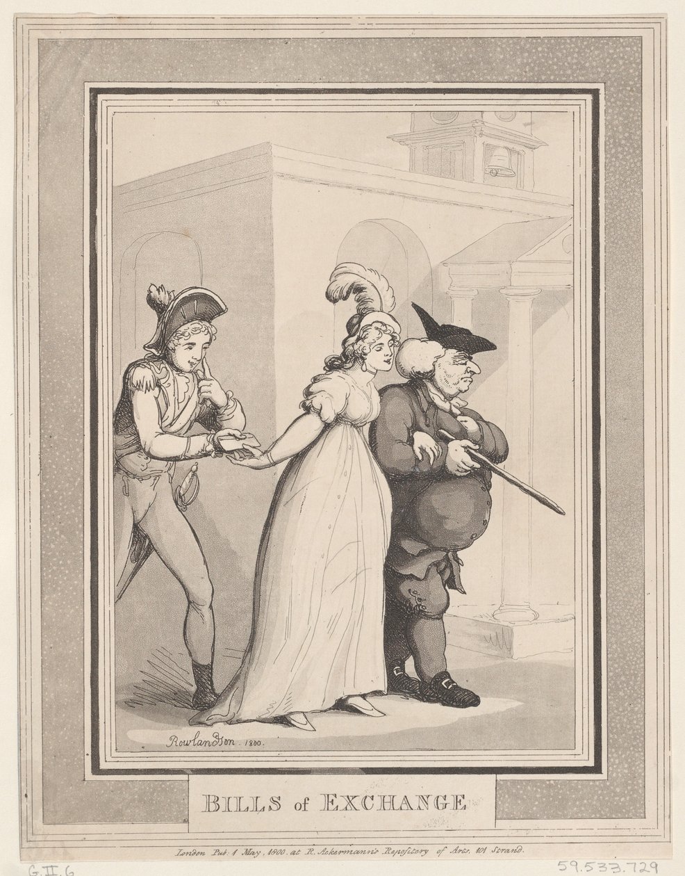 Veksler, 1. maj 1800., 1. maj 1800. af Thomas Rowlandson