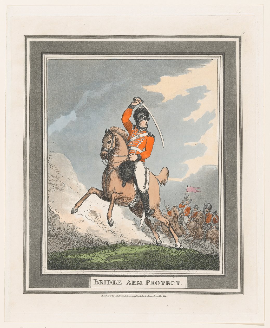 Bridle Arm Protect, 1. september 1798., 1. september 1798. af Thomas Rowlandson