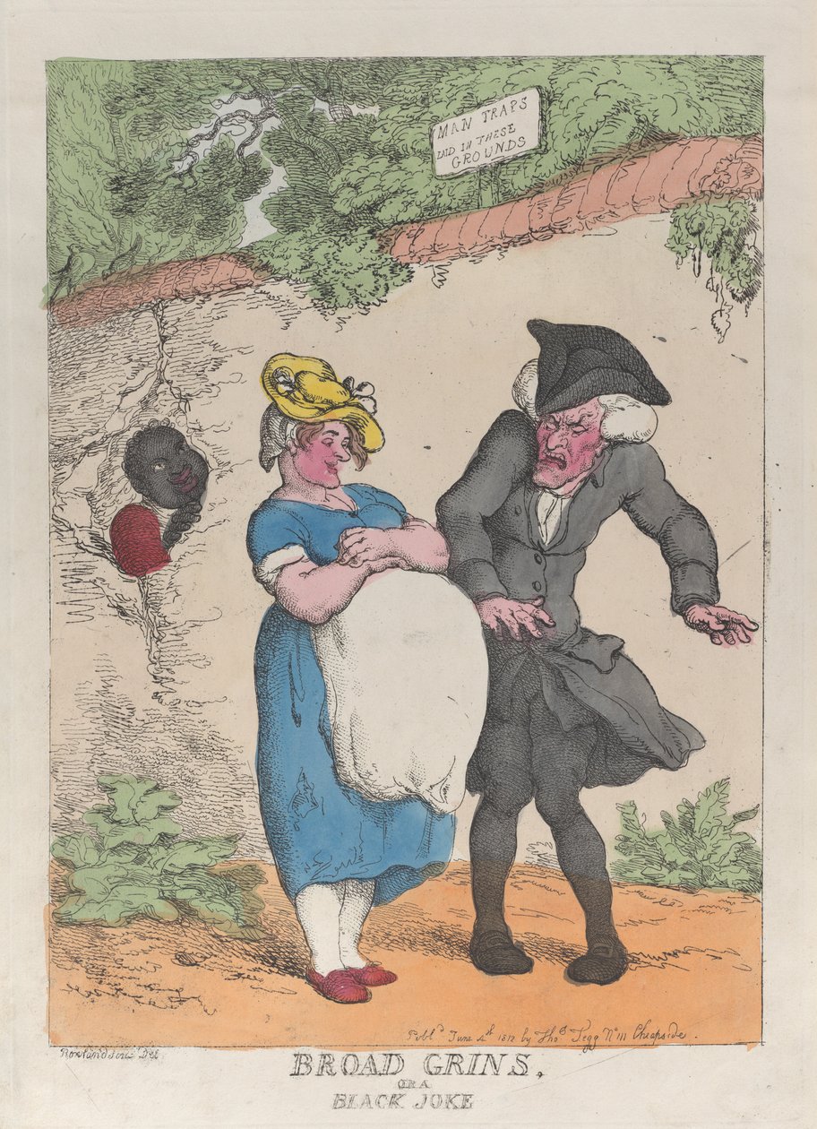 Broad Grins, or a Black Joke, 4. juni 1812., 4. juni 1812. af Thomas Rowlandson