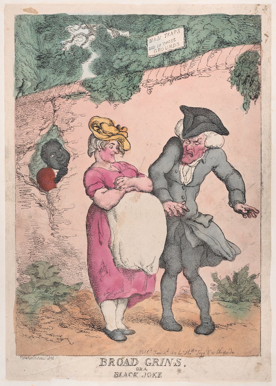Broad Grins, or a Black Joke, 4. juni 1812., 4. juni 1812. af Thomas Rowlandson
