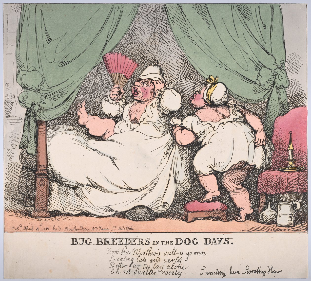 Bug Breeders in the Dog Days, 4. april 1812., 4. april 1812. af Thomas Rowlandson