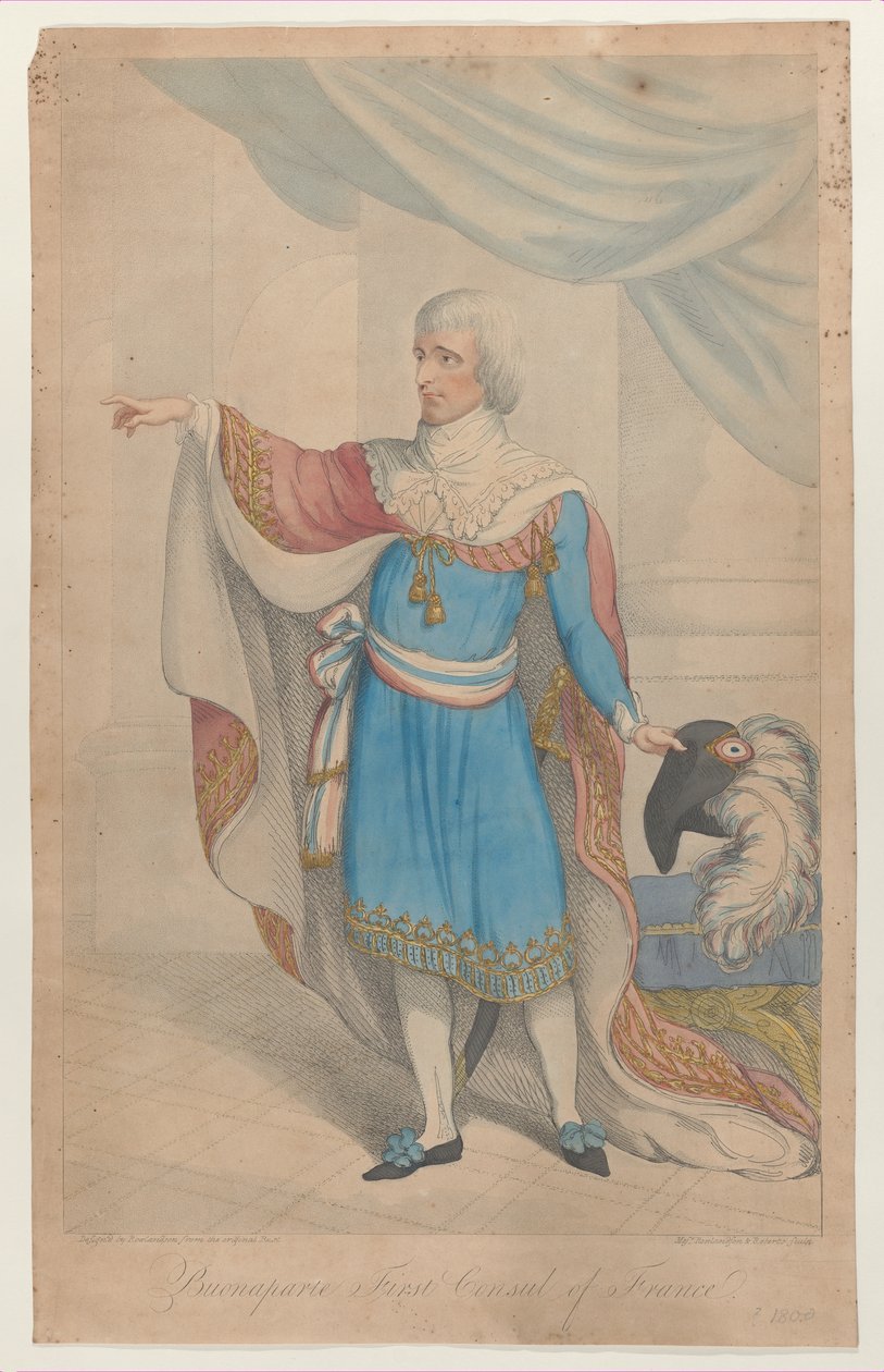 Buonaparte første konsul i Frankrig, 1800-04., 1800-04. af Thomas Rowlandson