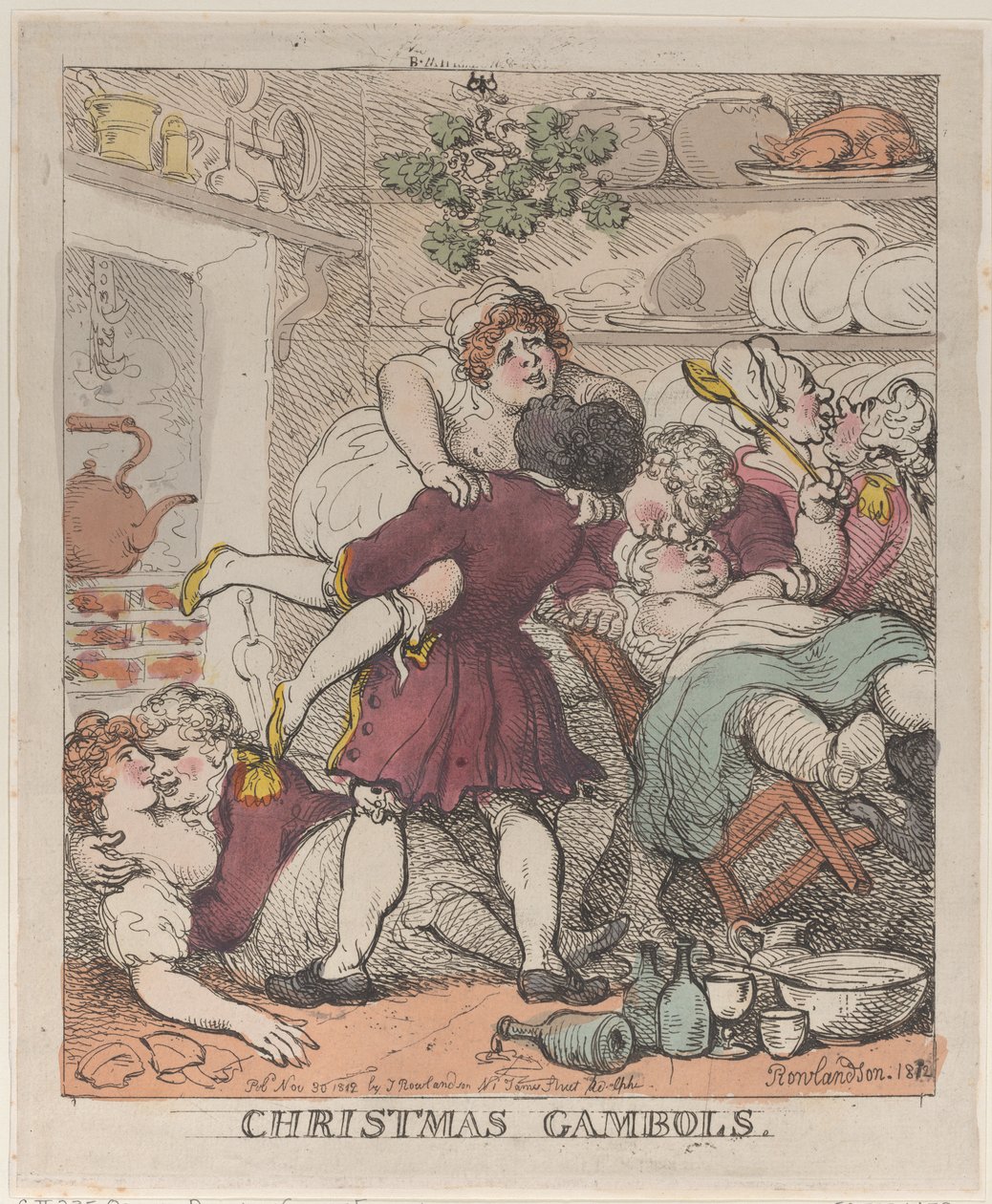 Christmas Gambols, 30. november 1812., 30. november 1812. af Thomas Rowlandson