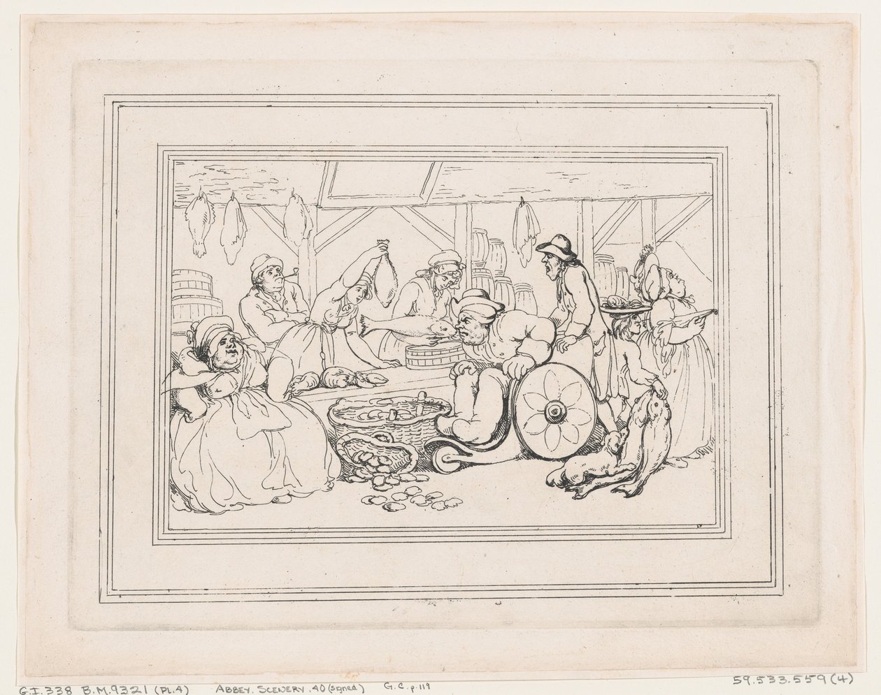 »Comforts of Bath«, plade 4 af Thomas Rowlandson